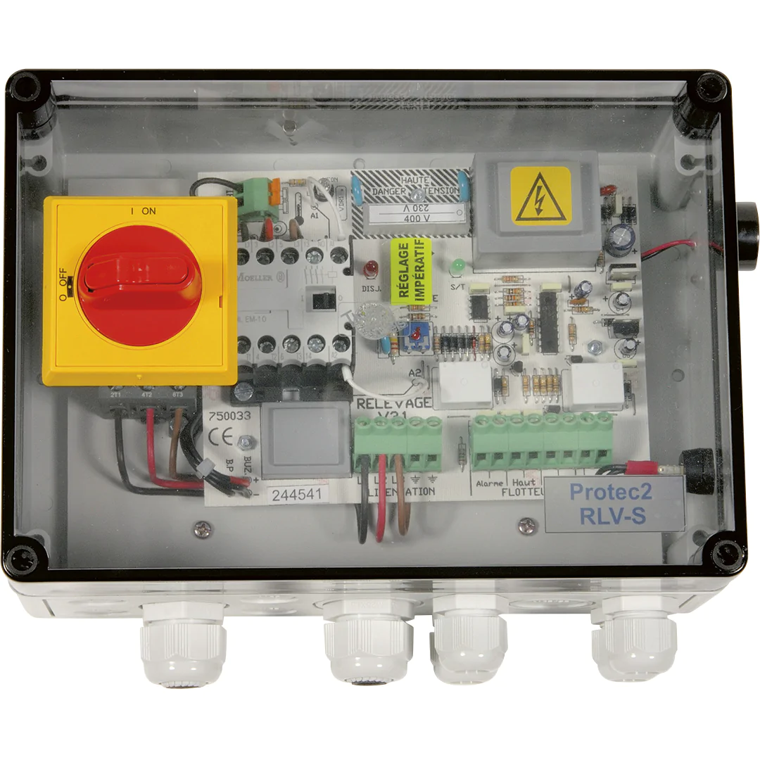 Coffrets de commande et protection